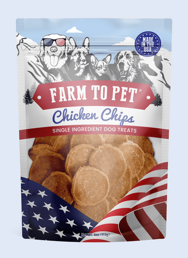 Americana Chicken Chips for Dogs | Celebrate with USA-made Dog Treats