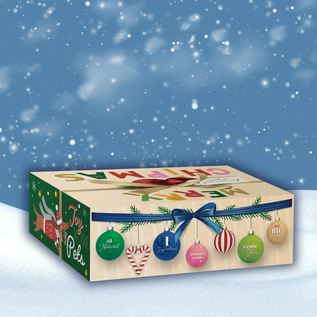 Elk The Halls Box | Antler Chew & Dog Treat Christmas Gift