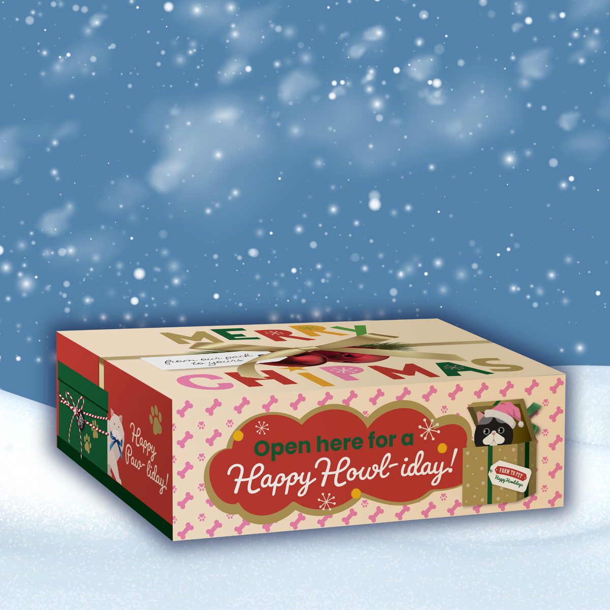 Elk The Halls Box | Antler Chew & Dog Treat Christmas Gift