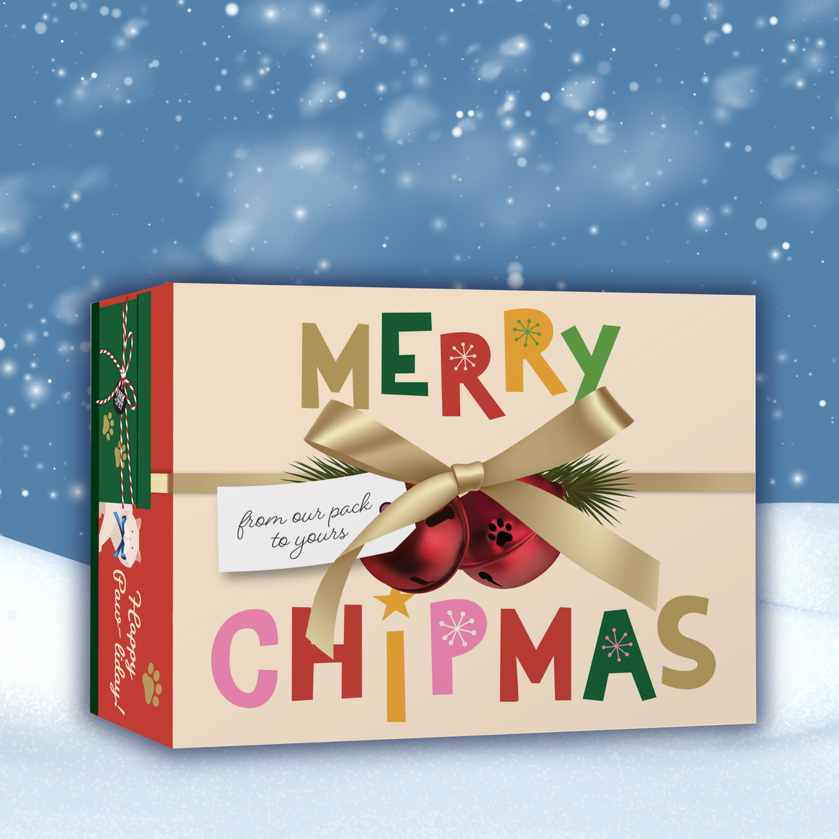 Elk The Halls Box | Antler Chew & Dog Treat Christmas Gift