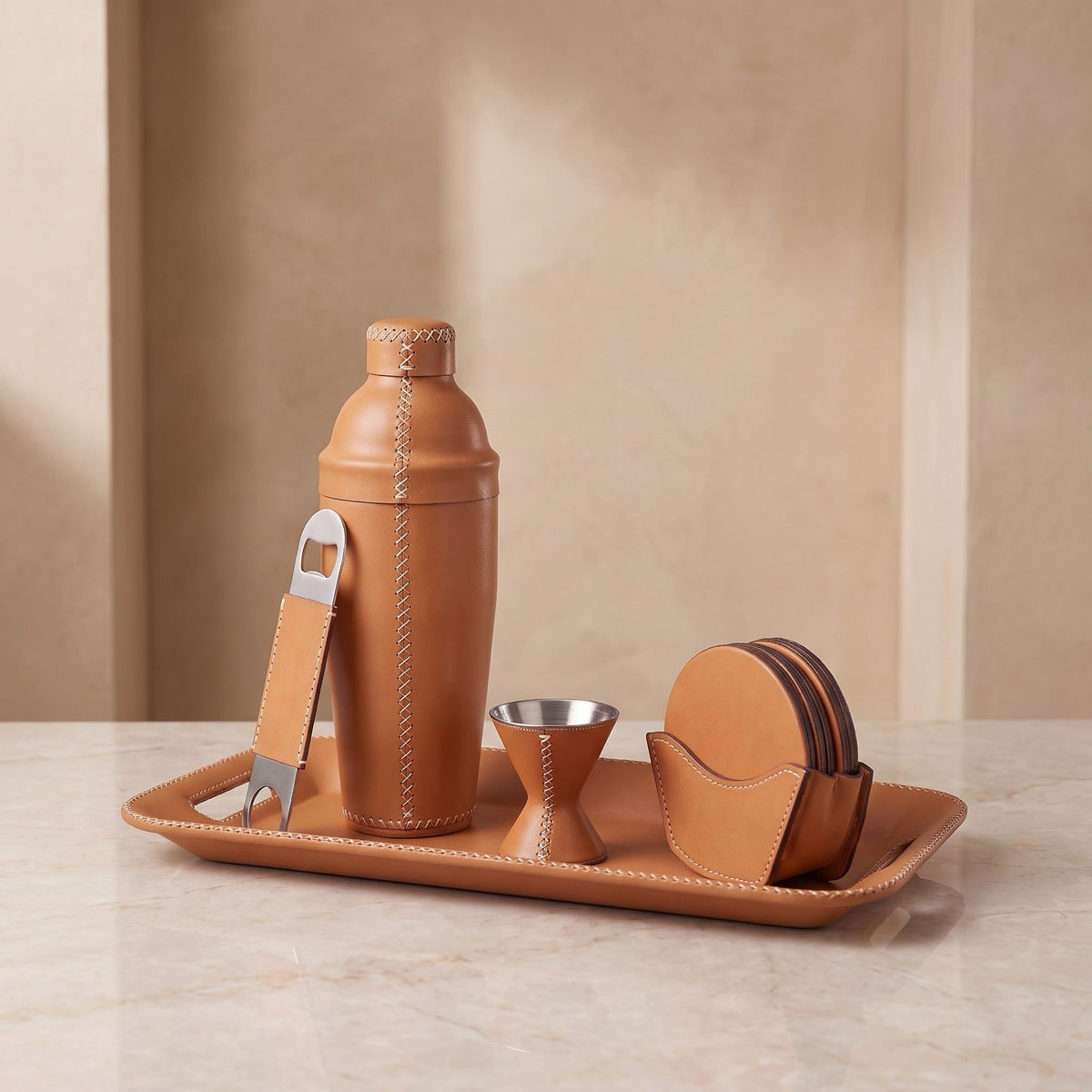 Salud | The All Leather Cocktail Shaker Collection