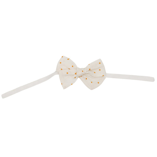 Honeyed Polkadot Linen Napkin Bow Ties – Set of 6