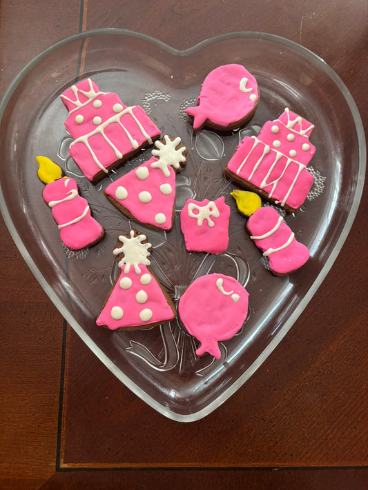 Birthday Girl Organic Dog Cookie Box