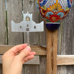 Socorro Mission plant stake