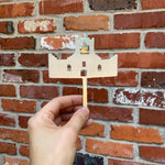 Socorro Mission plant stake