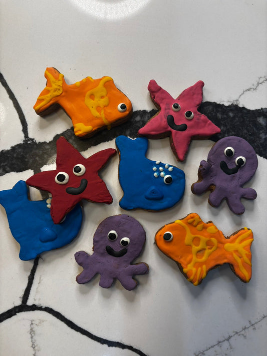 Ocean Delight Dog Cookies – Organic Handmade Dog Treats