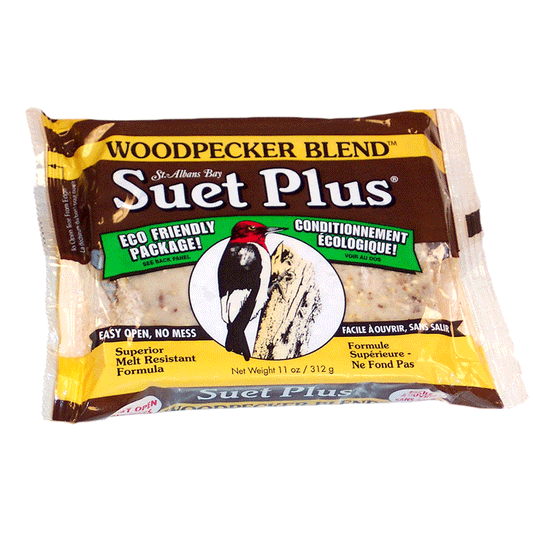 Suet Plus  Woodpecker Blend  11 oz cakes/3pk