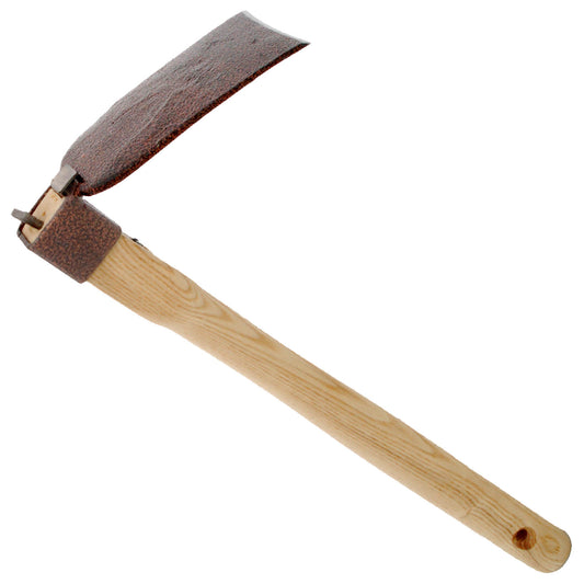 Steel Hoe with 5 x 3.25-inch blade head and 15-inch ash handle