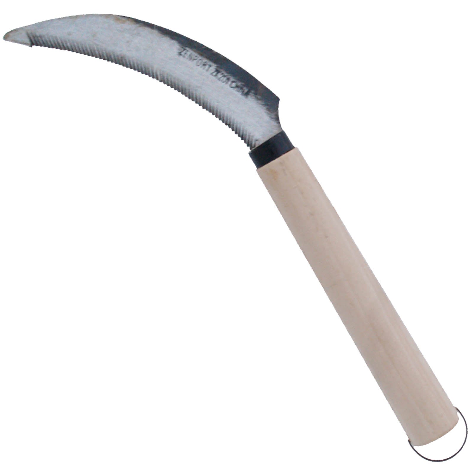 Serrated 4.5-inch blade sickle