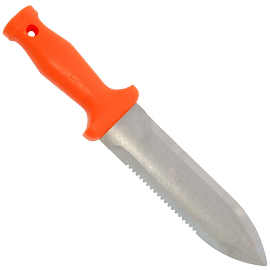 ZenBori Soil Knife, 6-inch Stainless, Serrated Blade