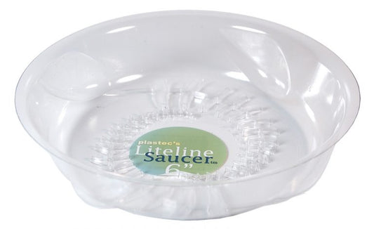Plastec Liteline Saucer - (clear)