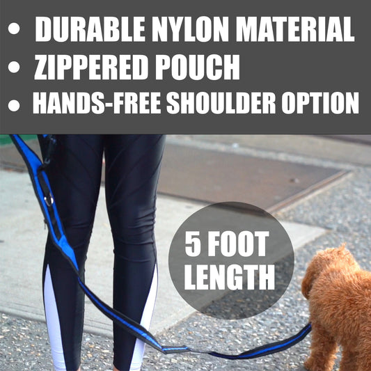 Pet Life ® 'Echelon' Hands Free and Convertible 2-In-1 Training Pet Dog Leash and Pet Belt Trainer