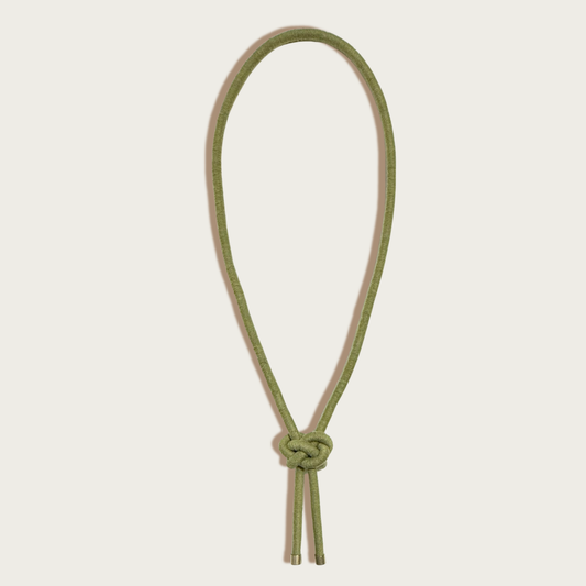 Lanyard Knot Textile Necklace