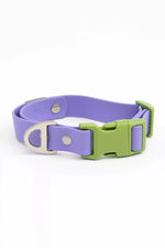 Lavender Garden Waterproof Dog Collar