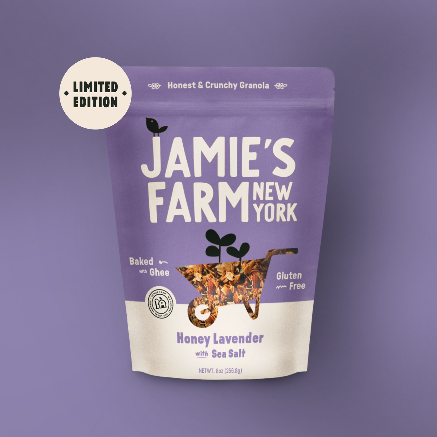 Honey Lavender Granola with Sea Salt