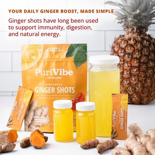 PuriVibe Pineapple Ginger Shots