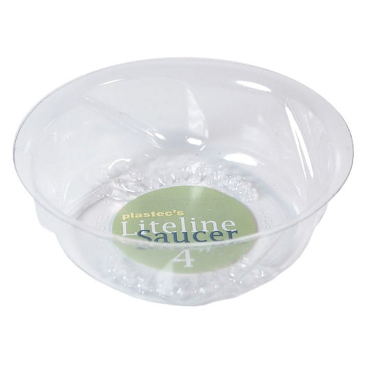 Plastec Liteline Saucer - (clear)