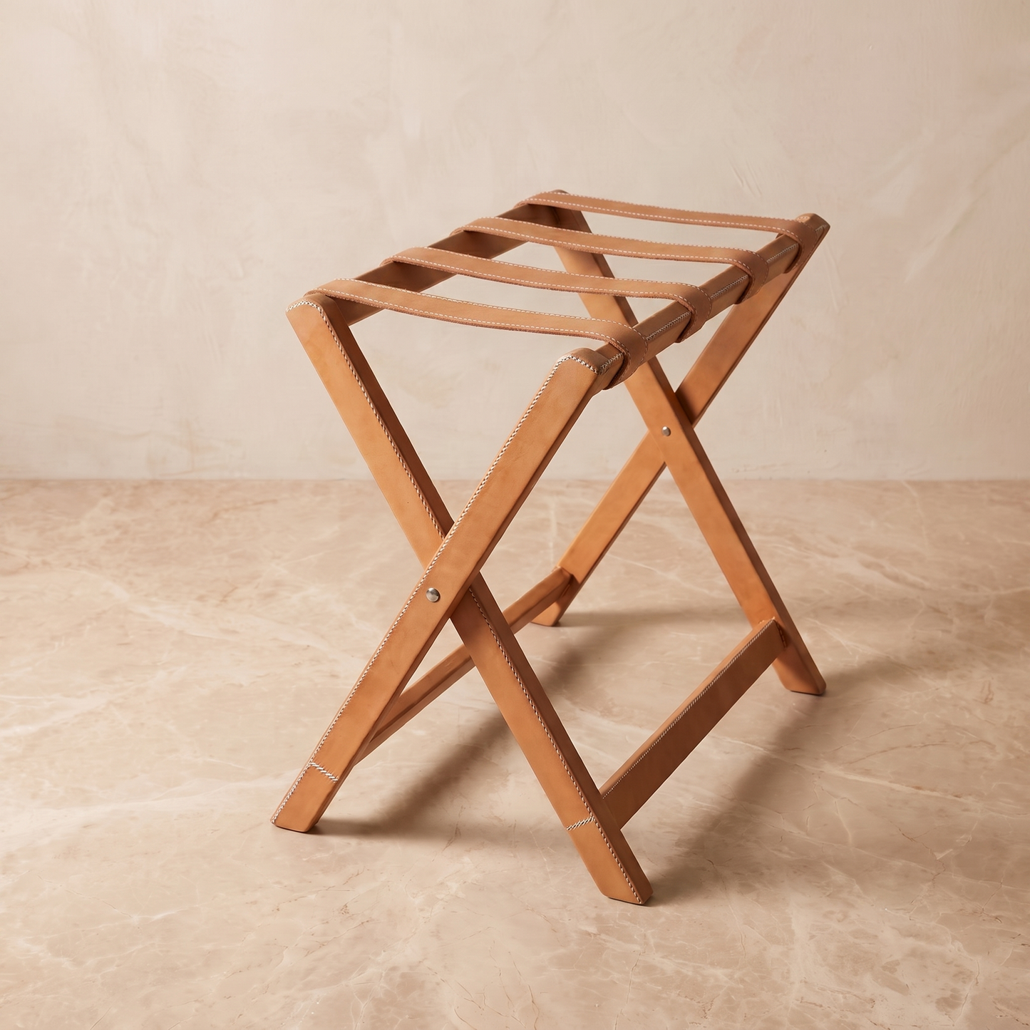 Maleta | Leather Luggage Rack