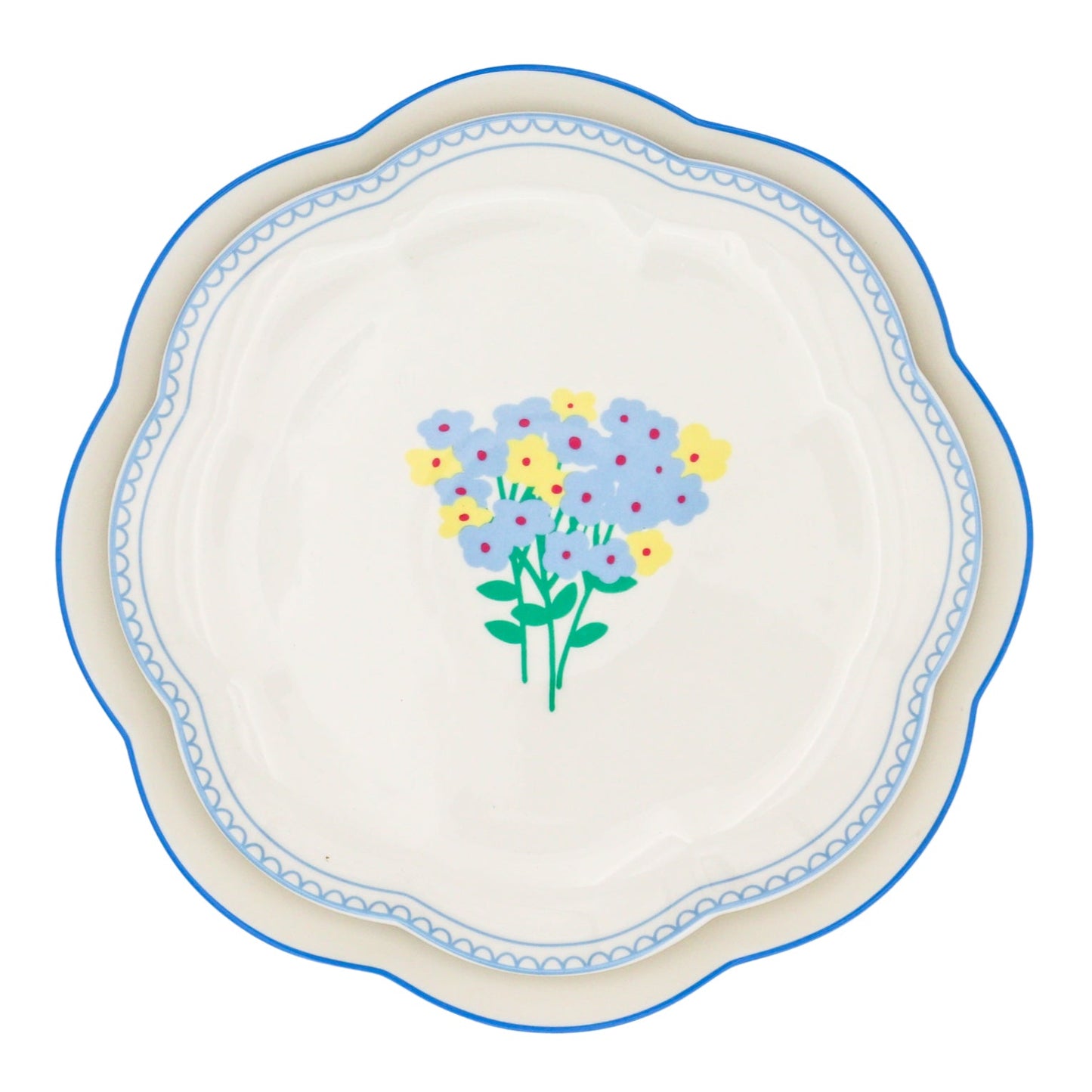 Meadow Flora Dinner Plate - Case of 12 Plates (+3 Bonus Plates)