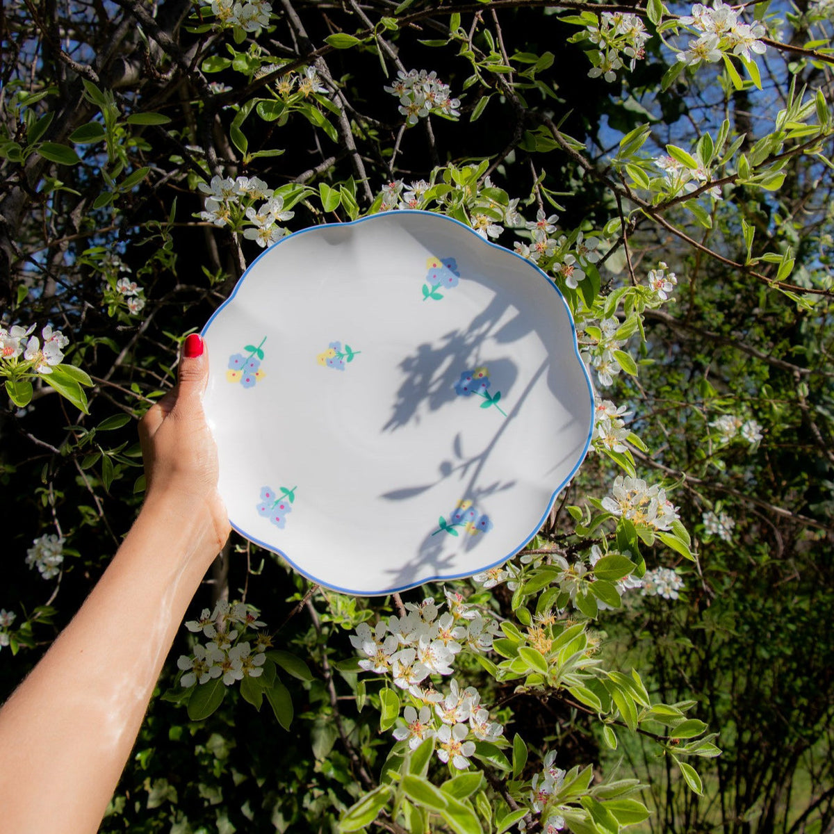 Meadow Flora Dinner Plate - Set of 4 (+1 Bonus Plate)