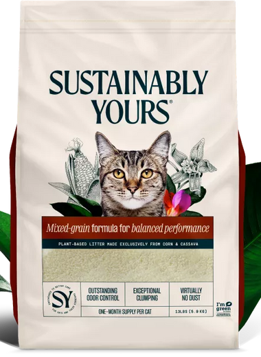 Sustainably Yours Plus Litter Mixed Grain 26 lb