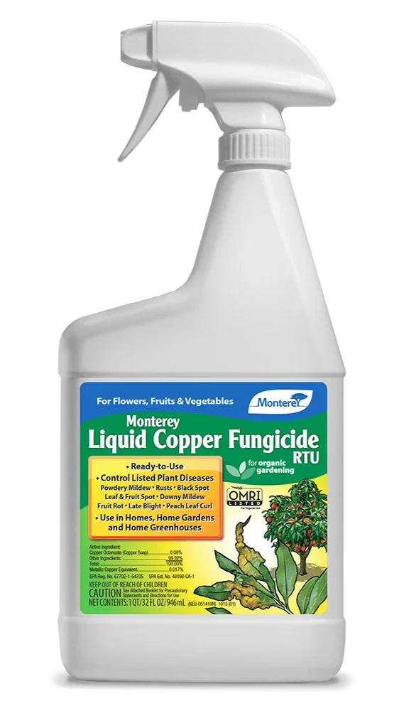 Monterey RTU Liquid Copper Soap Fungicide 32oz