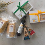 Cacio e Pepe Bundle with Bucatini, Spinach and Roasted Corn Ravioli