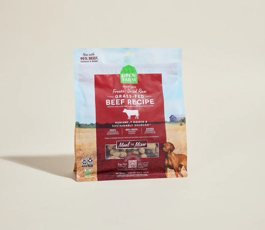 Open Farm Dog Freeze Dried Morsels Grassfed Beef (13.5oz)