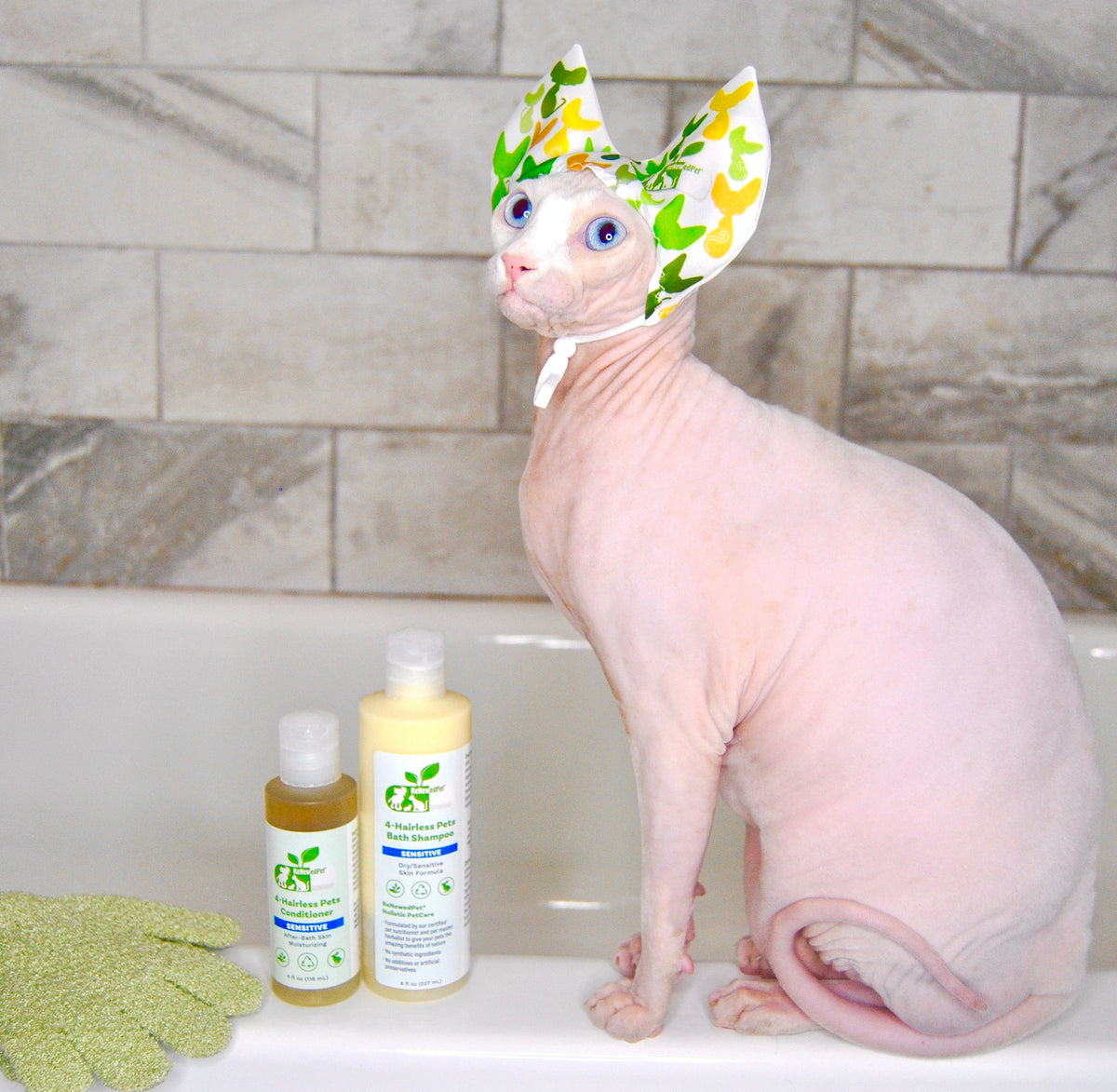 4-ALL PETS SHOWER / EAR / SUN CAP!