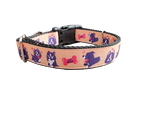 Happy Pitbulls Nylon Dog Collar