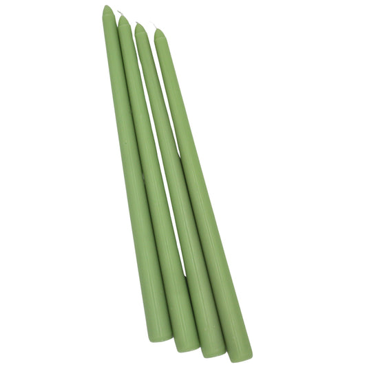 Pistachio Cream Extra Tall Taper Candles – 24 Candles