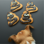 Poop Organic Dog Cookies