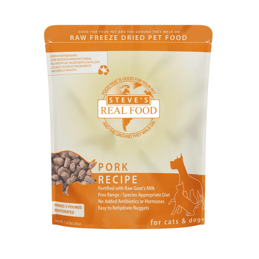 Steve's Real Food Freeze Dried Raw Nuggets Pork