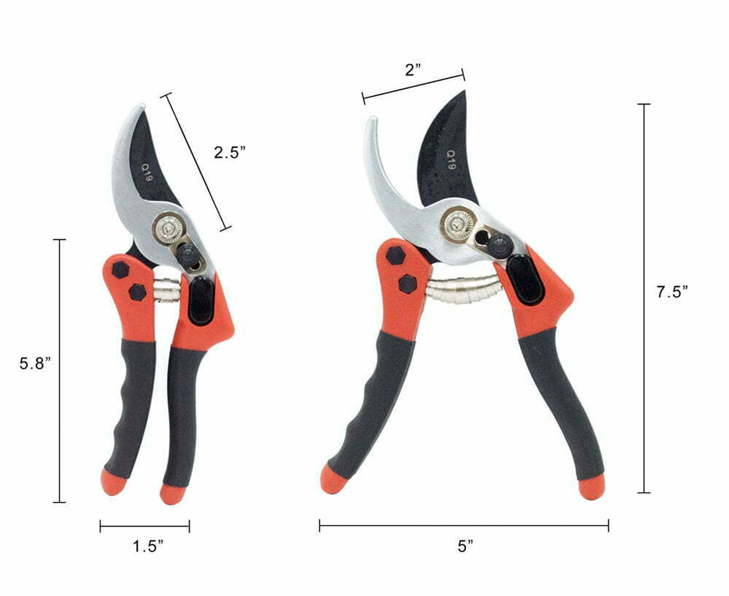 Euro-Pro Bypass Pruner 7.75-inch, cuts ¾-inch For small hands