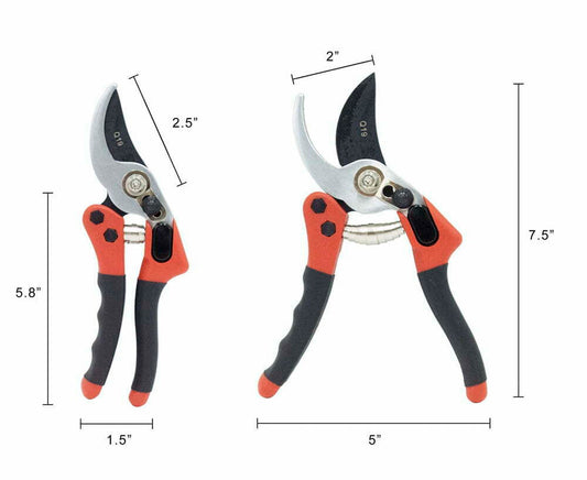 Euro-Pro Bypass Pruner 7.75-inch, cuts ¾-inch For small hands