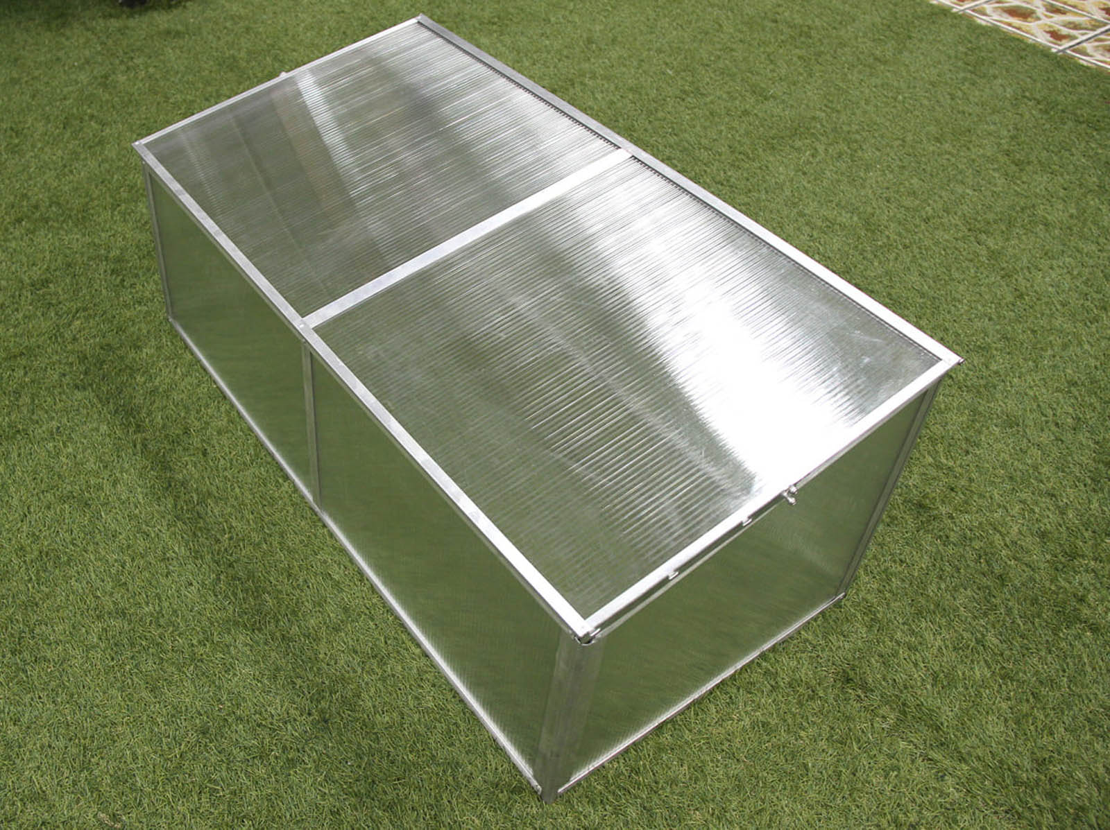 Foldable Aluminum Cold Frame 100x50x40 cm