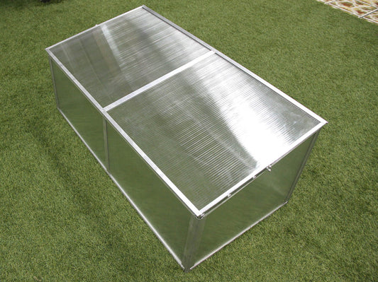 Foldable Aluminum Cold Frame 100x50x40 cm