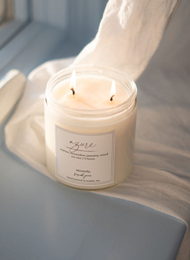 Azure - marine, honeydew, jasmine, wood