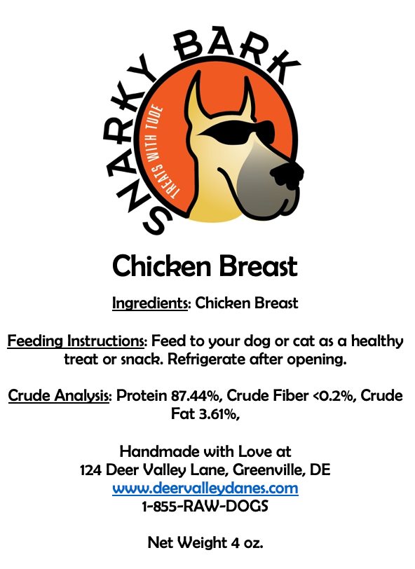 Snarky Bark Chicken Breast Jerky