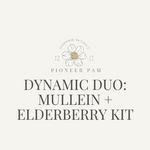Dynamic Duo: Immune & Respiratory Support- Mullein Tincture + Elderberry Kit