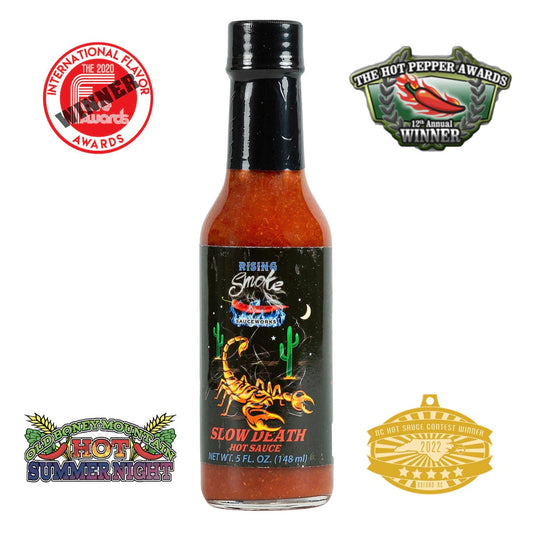 Slow Death - Trinidad Scorpion Hot Sauce  (XXX Hot)