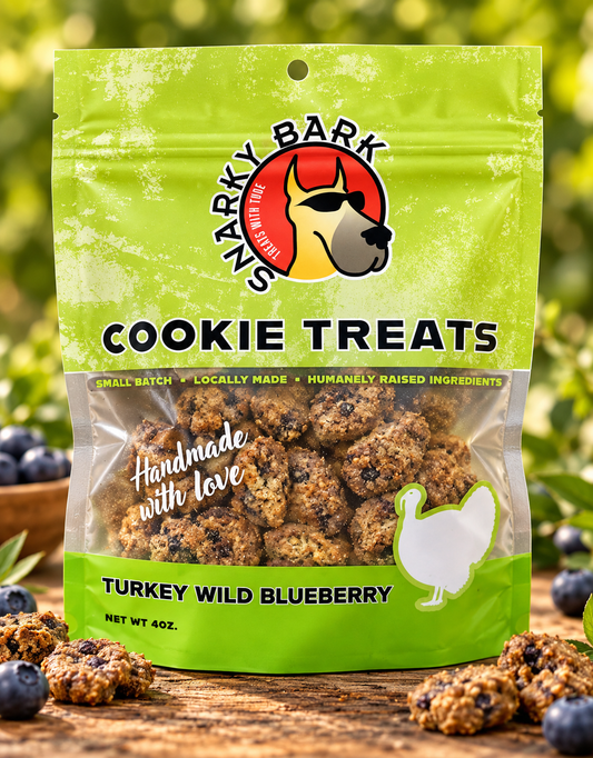 Snarky Bark Cookie Turkey Wild Blueberry