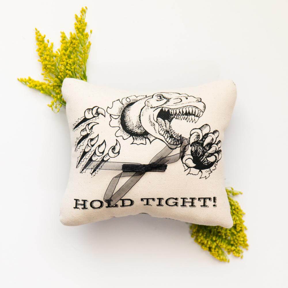 Ring Bearer Pillow Dinosaur: "Perfect for my wedding!"