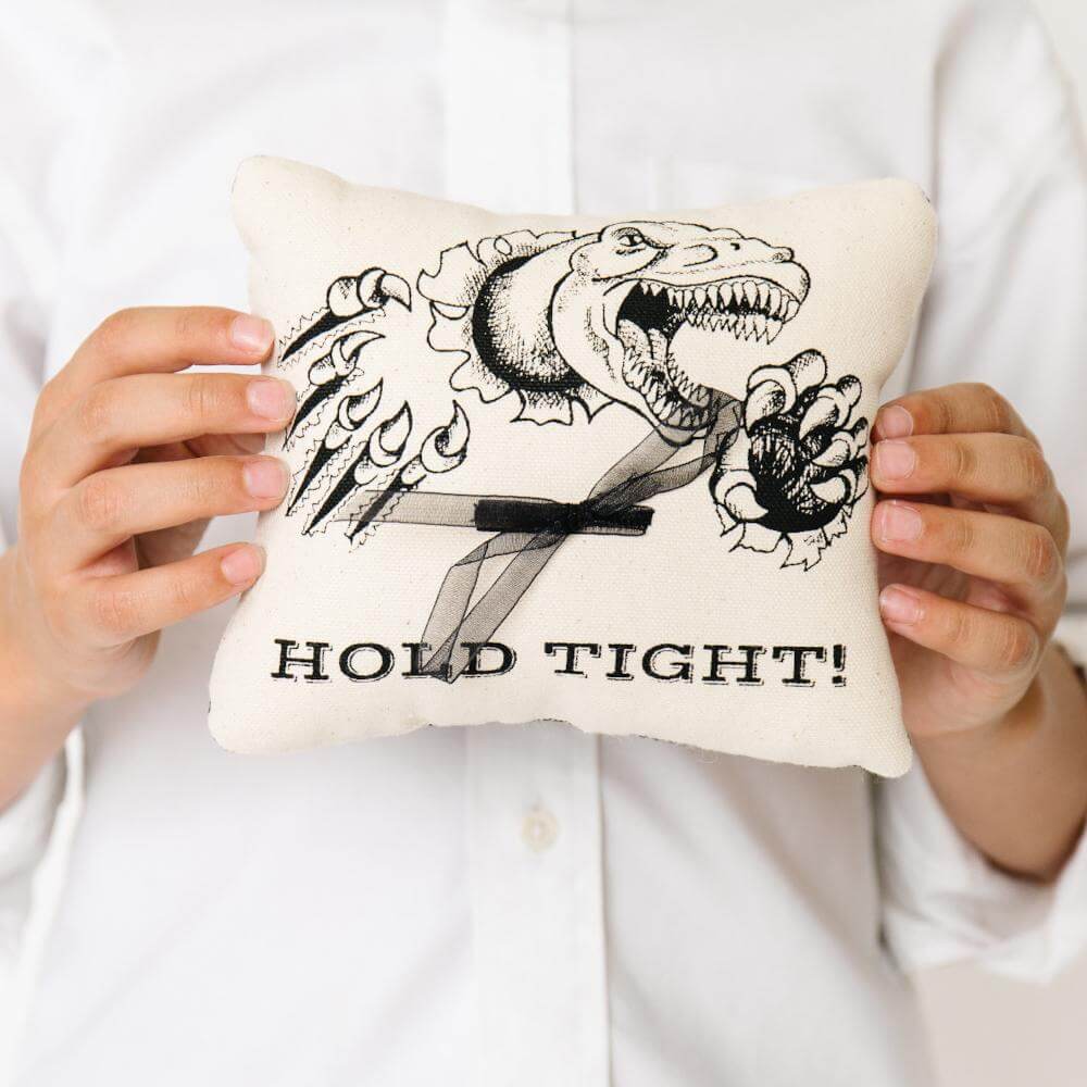 Ring Bearer Pillow Dinosaur: "Perfect for my wedding!"