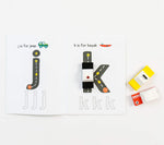 Road Trace Activity Book: Alphabet & Numbers Learning