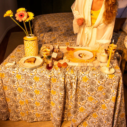 Summer of Love Organic Cotton Tablecloth