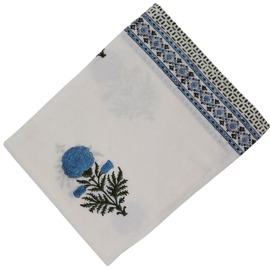 Toile de Blu Hortensia Organic Cotton Tablecloth