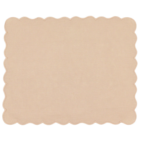 Vanilla Swirl Linen Placemats – Set of 4