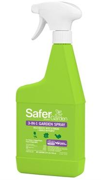 Safer® Brand 3-in-1 Garden Spray - 32oz - Ready-to-Use