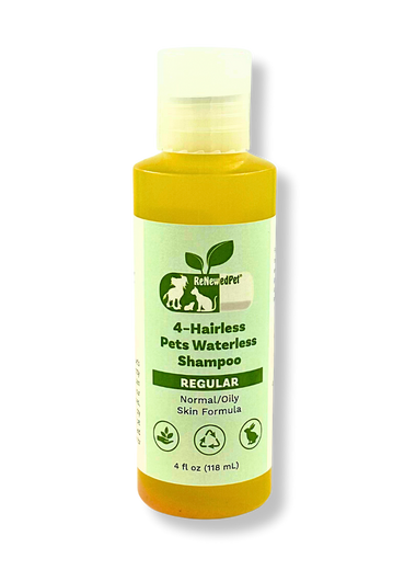 4-HAIRLESS PETS REGULAR WATERLESS SHAMPOO